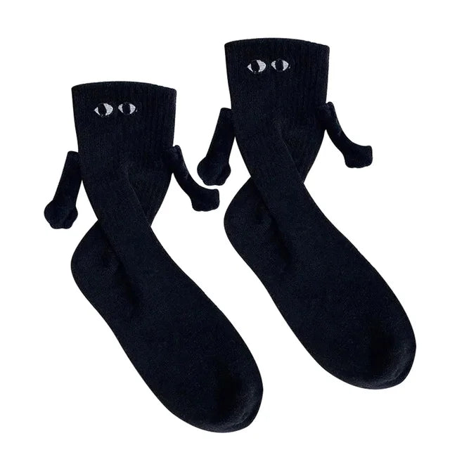 Magnetic Holding Hands Couple Socks - TrendoraX