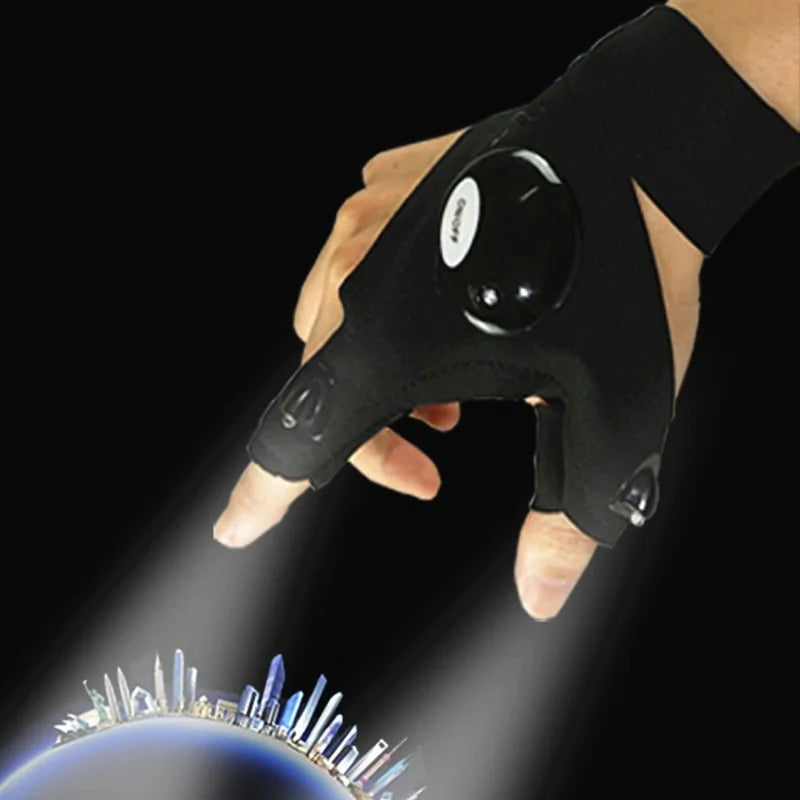 Fingerless LED Glove for Outdoors - TrendoraX