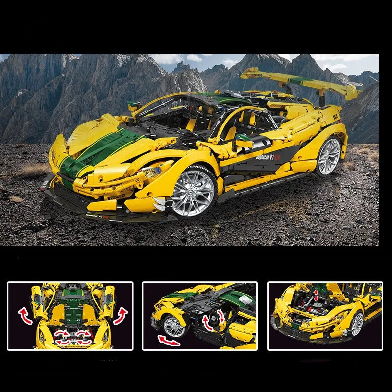 Building Blocks Sports Car Children's Assembled Toys - TrendoraX