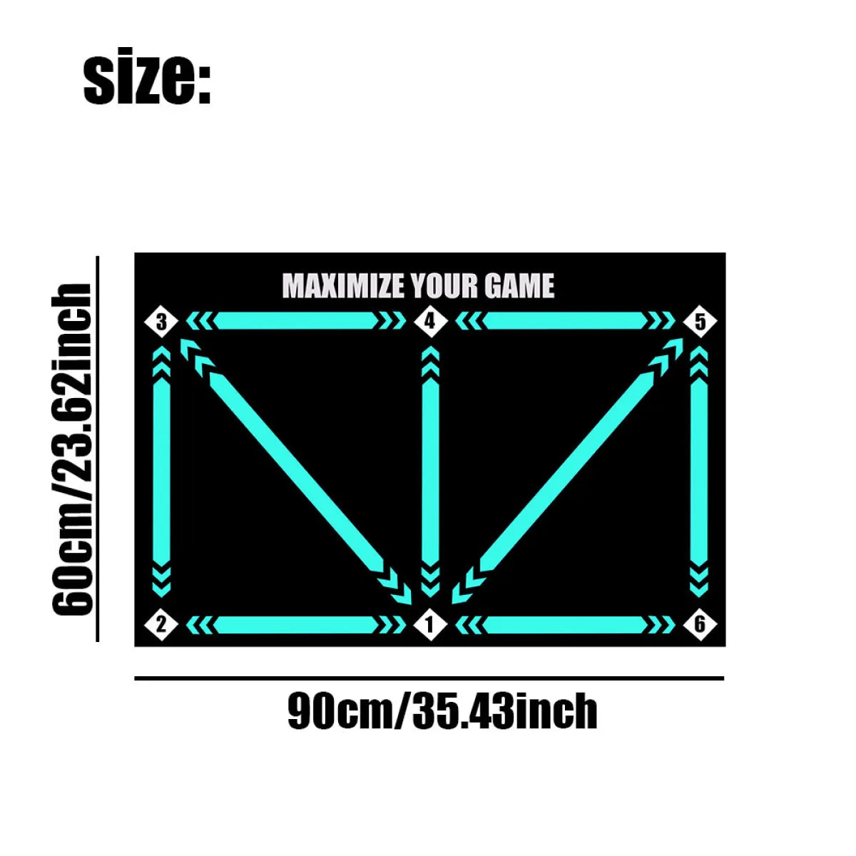 Indoor Football Training Mat - TrendoraX