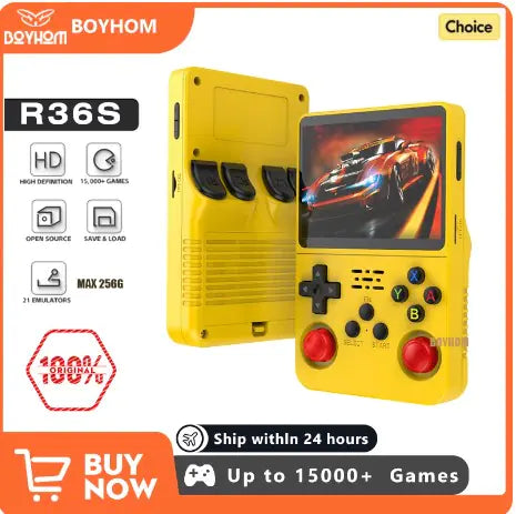 Dual-system RG300 Handheld Game Console - TrendoraX